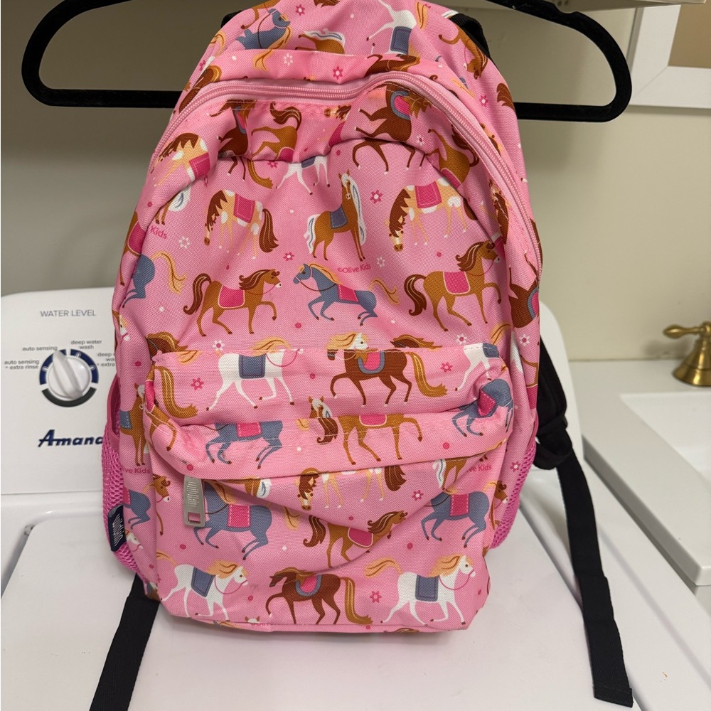 Pink horse Kids Backpack